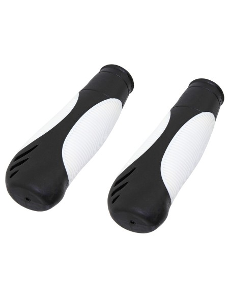 Grips 7/8 long 135mm Kraton Rubber 3723G Black/White.